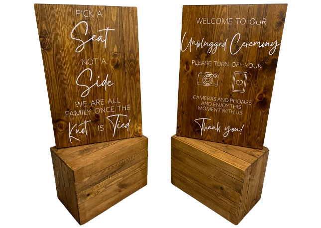 Ceremony Signs